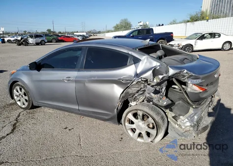 2013 Hyundai Elantra Gls из США, поврежденный, VIN KMHDH4AE8DU745133